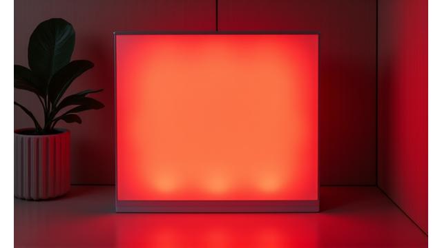 Large red light therapy panel for full-body treatment